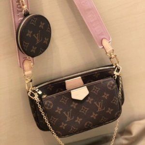 ✨Louis Vuitton✨ Monogram Canvas Multi-Pochette Bag Clair M4484